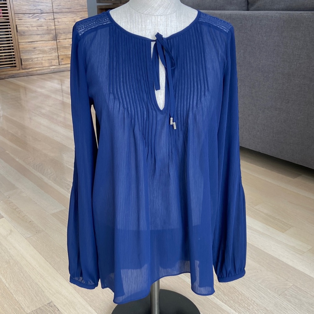 White House Black Market high/low Blouse